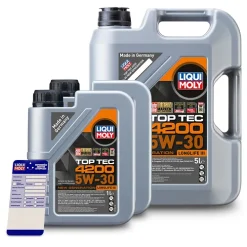 LIQUI MOLY 7 L Top Tec 4200 5W-30 + Ölwechsel-Anhänger 10802810