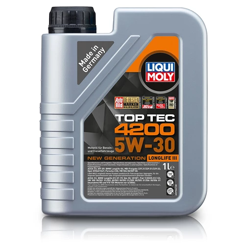 LIQUI MOLY 7x 1 L Top Tec 4200 5W-30 3706 2 LIQUI MOLY 7x 1 L Top Tec 4200 5W-30 3706 – Bild 2