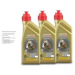 CASTROL 3x 1 L Transmax Manual Multivehicle 75W-90 15D812