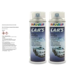 Dupli-Color DUPLI COLOR 2x 400 Ml CAR'S Rallye-Lack Spraydose Klarlack Glänzend 385858