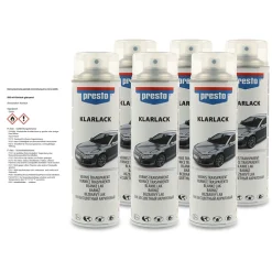 PRESTO 6x 500 Ml Klarlack Glänzend 428979