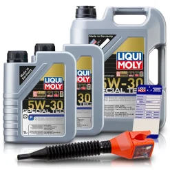 LIQUI MOLY 7 L Special Tec F 5W-30 + Ölwechsel-Anhänger + Trichter 3853