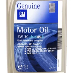 OPEL 4x 1 L 5W-30 Dexos2 OP93165554 -Chemie Geschäft 3864261