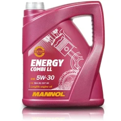 MANNOL 5 L Energy Combi LL 5W-30+250 Ml Oil Leak Stop Ölverlust Stop 40643286 -Chemie Geschäft 3906883