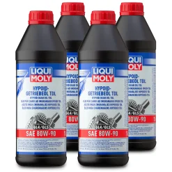LIQUI MOLY 4x 1 L Hypoid-Getriebeöl (GL4/5) TDL SAE 80W-90 20645