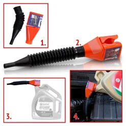 CASTROL 5 L GTX Ultraclean 10W-40 A/B+Ölwechsel-Anhänger+Einfülltrich 15F090 -Chemie Geschäft 3951073