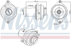 NISSENS AGR-Ventil 98411