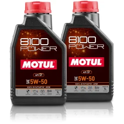 MOTUL 2x 1 L Motoröl 8100 Power 5W-50 111811