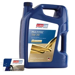 EUROLUB 5 L MULTITEC SAE 5W/30 + Ölwechsel-Anhänger 214005