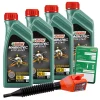 CASTROL 4x 1 L Magnatec Stop-Start 5W-30 C2+ Ölw.-Anhänger 1599DA