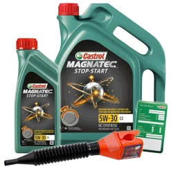 CASTROL 6 L Magnatec Stop-Start 5W-30 C2 + Ölw.-Anhänger 10802545
