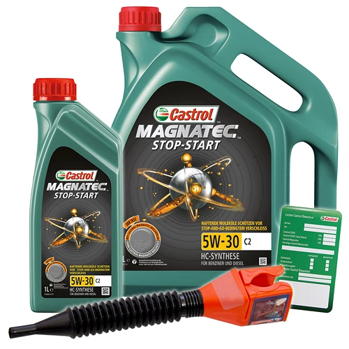 CASTROL 6 L Magnatec Stop-Start 5W-30 C2 + Ölw.-Anhänger 10802545 1 CASTROL 6 L Magnatec Stop-Start 5W-30 C2 + Ölw.-Anhänger 10802545