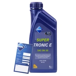 ARAL 1 L SuperTronic E 0W-30 + Ölwechsel-Anhänger 14F802
