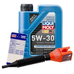 LIQUI MOLY 1 L Longtime High Tech 5W-30 + Ölwechsel-Anhänger 1136