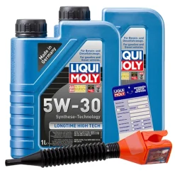 LIQUI MOLY 2x 1 L Longtime High Tech 5W-30 + Ölw.-Anhänger 1136