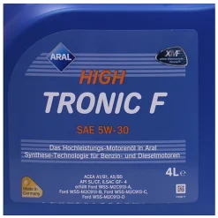 ARAL 6 L HighTronic F 5W-30 + Ölwechsel-Anhänger 10803386 -Chemie Geschäft 973580 10803386 2 jpg