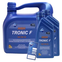 ARAL 6 L HighTronic F 5W-30 + Ölwechsel-Anhänger 10803386
