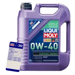 LIQUI MOLY 5 L Synthoil Energy 0W-40 + Ölwechsel-Anhänger 1361