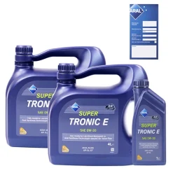 ARAL 9 L SuperTronic E 0W-30 + Ölwechsel-Anhänger 10803434