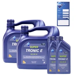 ARAL 10 L SuperTronic E 0W-30 + Ölwechsel-Anhänger 10803436