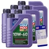 LIQUI MOLY 6x 1 L Synthoil Race Tech GT1 10W-60+Ölw.-Anhänger 1390