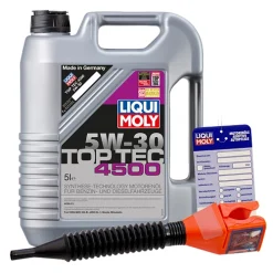 LIQUI MOLY 5 L Top Tec 4500 5W-30 + Ölwechsel-Anhänger 3729