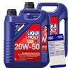 LIQUI MOLY 10 L Touring High Tech 20W-50 + Ölwechsel-Anhänger 1255