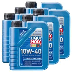 LIQUI MOLY 6x 1 L Super Leichtlauf 10W-40 1300